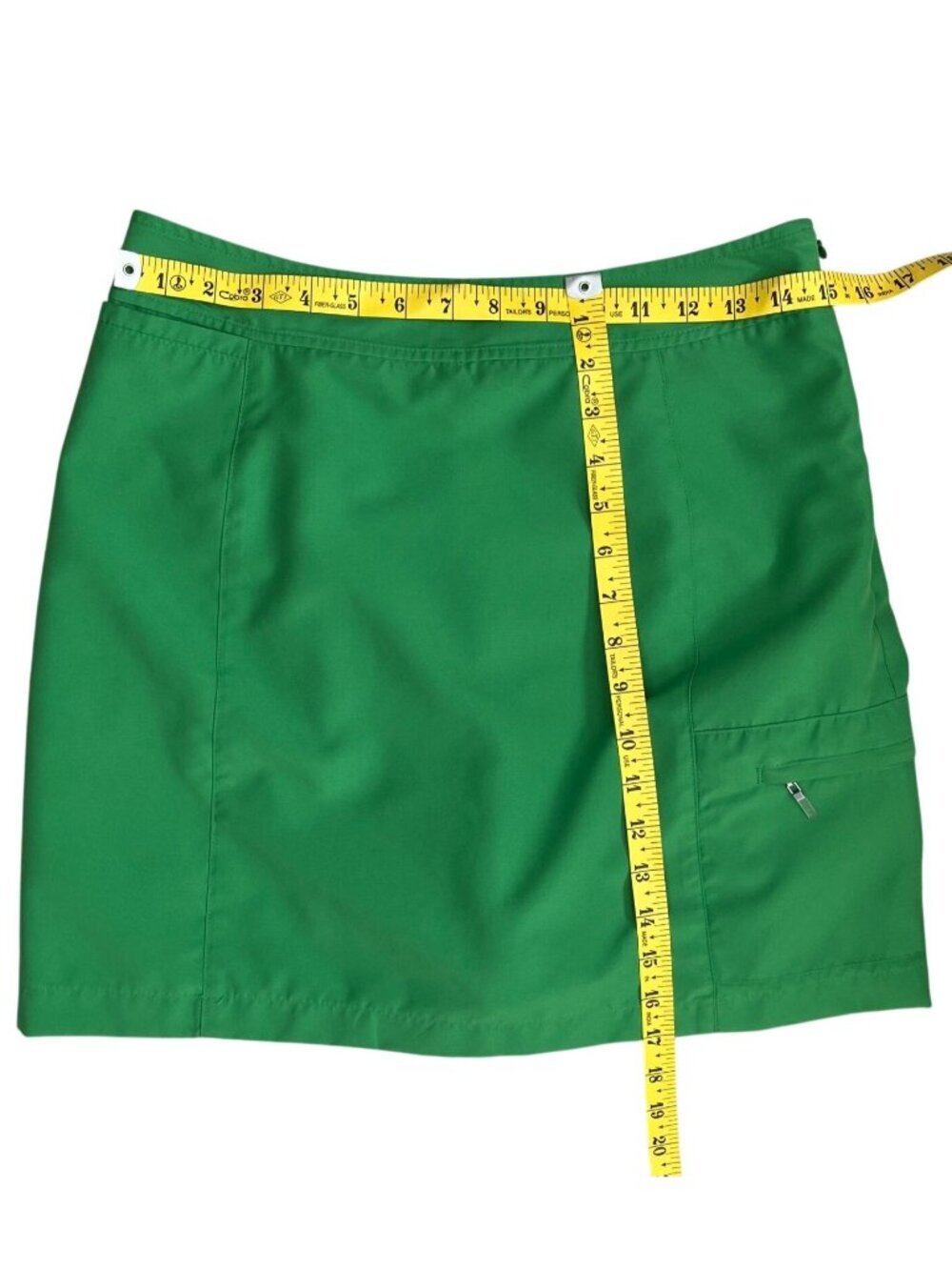 IZOD Golf Bright Green Skort Size 6 Extra Dry Microfiber Athletic Skirt - Picture 6 of 6
